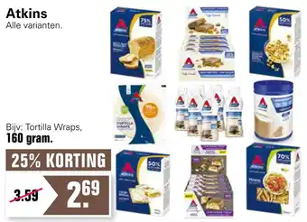 De Online Drogist Atkins 160g aanbieding