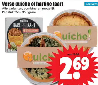 Dirk Verse quiche of hartige taart aanbieding