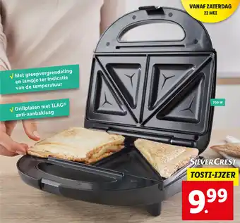 Lidl Silvercrest Tosti-ijzer aanbieding