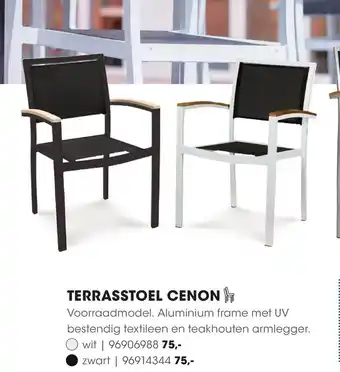 HANOS Terrasstoel cenon aanbieding