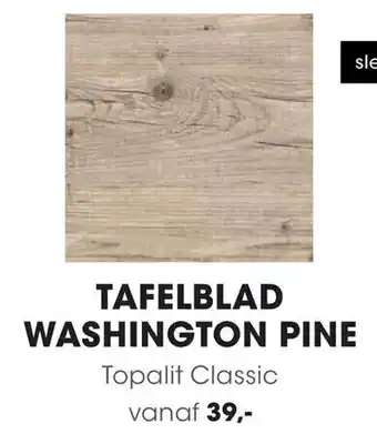 HANOS Tafelblad washington pine aanbieding