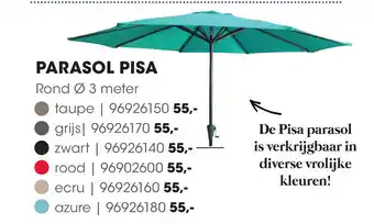 HANOS Parasol pisa aanbieding