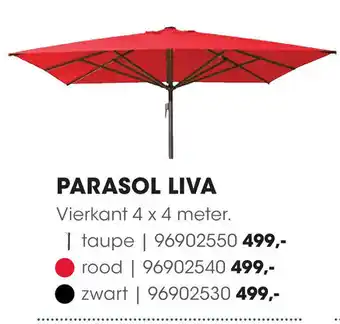 HANOS Parasol liva aanbieding