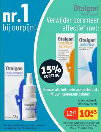 Kruidvat Otalgen aanbieding