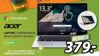 Expert ACER Laptop | CHROMEBOOK SPIN 513 (CP513-1H-S511) aanbieding