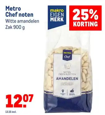 Makro Metro Chef noten aanbieding