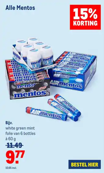 Makro Alle Mentos aanbieding