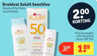 Kruidvat Kruidvat solait sensitive aanbieding