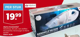 Hoogvliet Alpina kruimeldief aanbieding