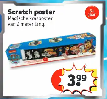 Kruidvat Scratch poster aanbieding