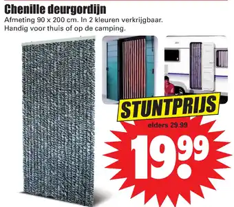 Dirk Chenille deurgordijn aanbieding