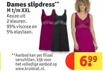 Kruidvat Dames slipdress aanbieding