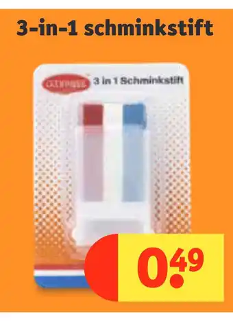 Kruidvat 3-in-1 schminkstift aanbieding