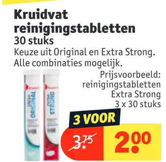 Kruidvat Kruidvat reinigingstabletten aanbieding