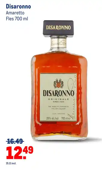 Makro Disaronno Amaretto aanbieding