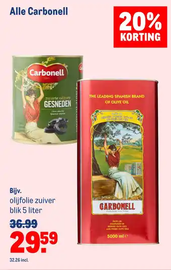 Makro Alle Carbonell aanbieding