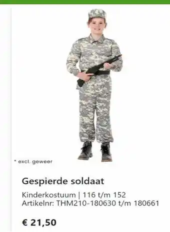 Van Cranenbroek Gespierde soldaat aanbieding