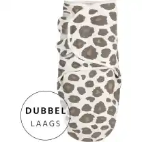 Babyoutlet Swaddle dubbellaags - 0-3 maanden - Panter neutral aanbieding