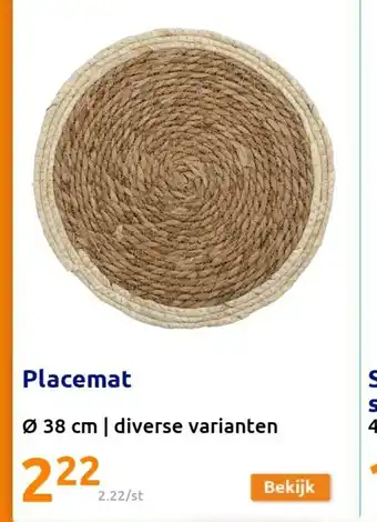 Action Placemat 38 cm aanbieding