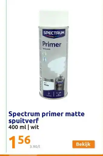 Action Spectrum primer matte spuitverf 400 ml aanbieding