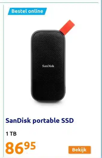 Action SanDisk portable SSD 1 TB aanbieding