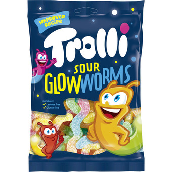 Albert Heijn Trolli Zure gloeiwormen aanbieding