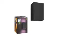 MediaMarkt PHILIPS HUE Resonate muurlamp - wit en gekleurd licht - zwart aanbieding