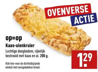 ALDI Kaas-uienkruier aanbieding