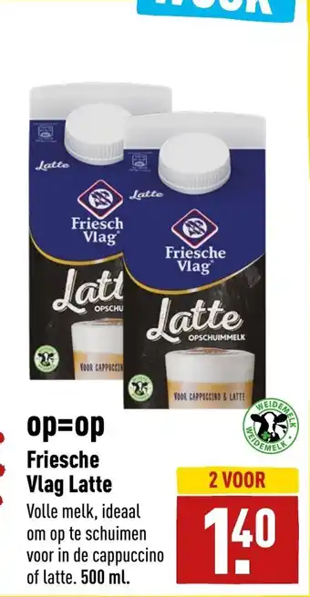 ALDI Friesche vlag latte 500ml aanbieding