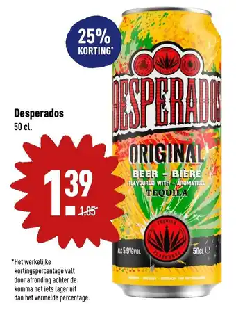 ALDI Desperados 50cl aanbieding