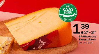 Spar SPARwoudse kaasstukken aanbieding