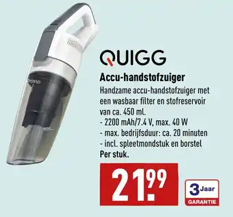 ALDI Accu-handstofzuiger aanbieding