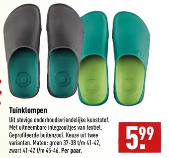 ALDI Tuinklompen aanbieding