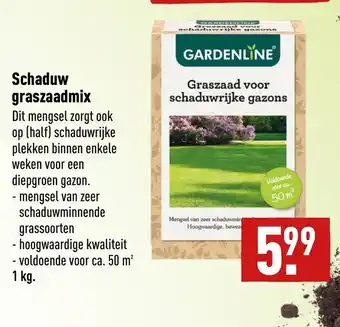 ALDI Schaduw graszaadmix aanbieding