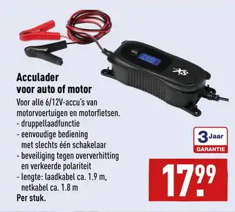 ALDI Acculader voor auto of motor aanbieding