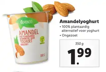 Lidl Amandelyoghurt 350g aanbieding