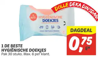 Dekamarkt 1 de beste hygienische doekjes aanbieding