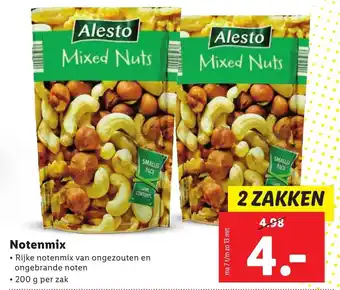 Lidl Notenmix 200g aanbieding