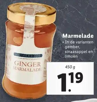 Lidl Marmelade 450g aanbieding