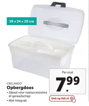 Lidl Opbergdoos aanbieding