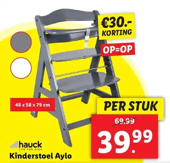 Lidl Kinderstoel Aylo aanbieding