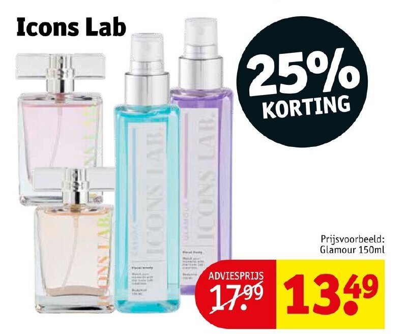 Icons lab aanbieding bij Kruidvat