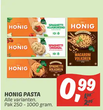 Dekamarkt Honig pasta aanbieding