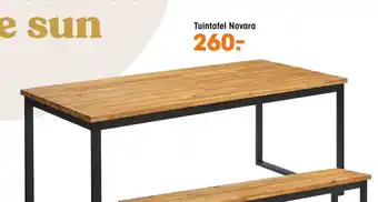 Kwantum Tuintafel novara aanbieding