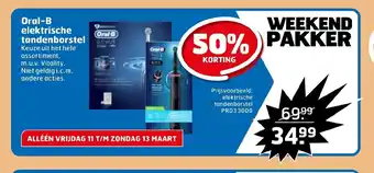 Trekpleister Oral-B elektrische tandenborstel aanbieding