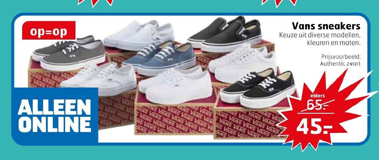 Vans sneakers aanbieding bij Trekpleister