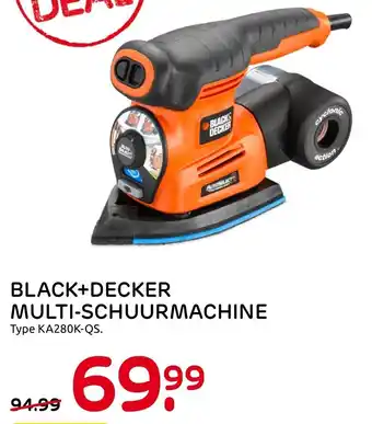 Praxis Black+Decker Multi-Schuurmachine | KA280K-QS aanbieding