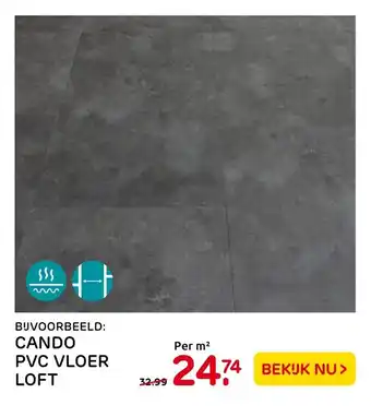 Praxis Cando PVC Vloer Loft aanbieding