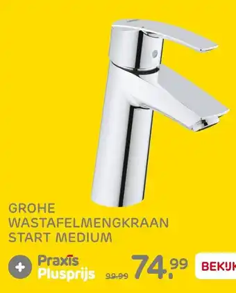 Praxis Grohe Wastafelmengkraan Start Medium aanbieding