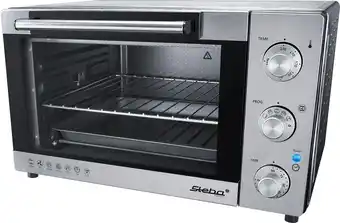 V&D Steba KB28 - Grill Bakoven met Draaispit - 28L - Vrijstaand - Zilver aanbieding